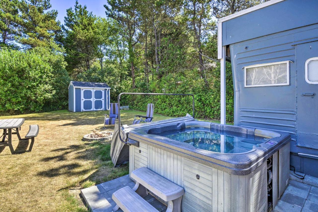 Coastal Pnw Gem With Hot Tub - Walk To Beach! Grayland Esterno foto